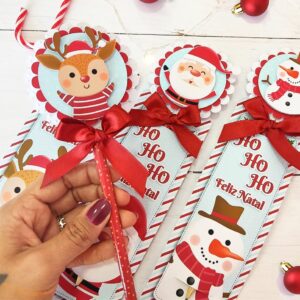 Arquivo Card lápis de Natal Alasca