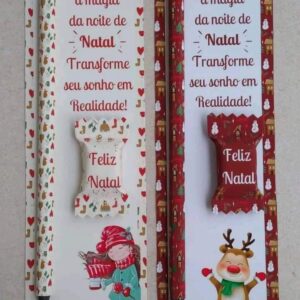 Cartão de Natal Lápis + balinha
