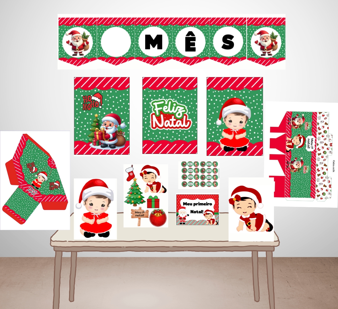 Kit Festa Natal Menina