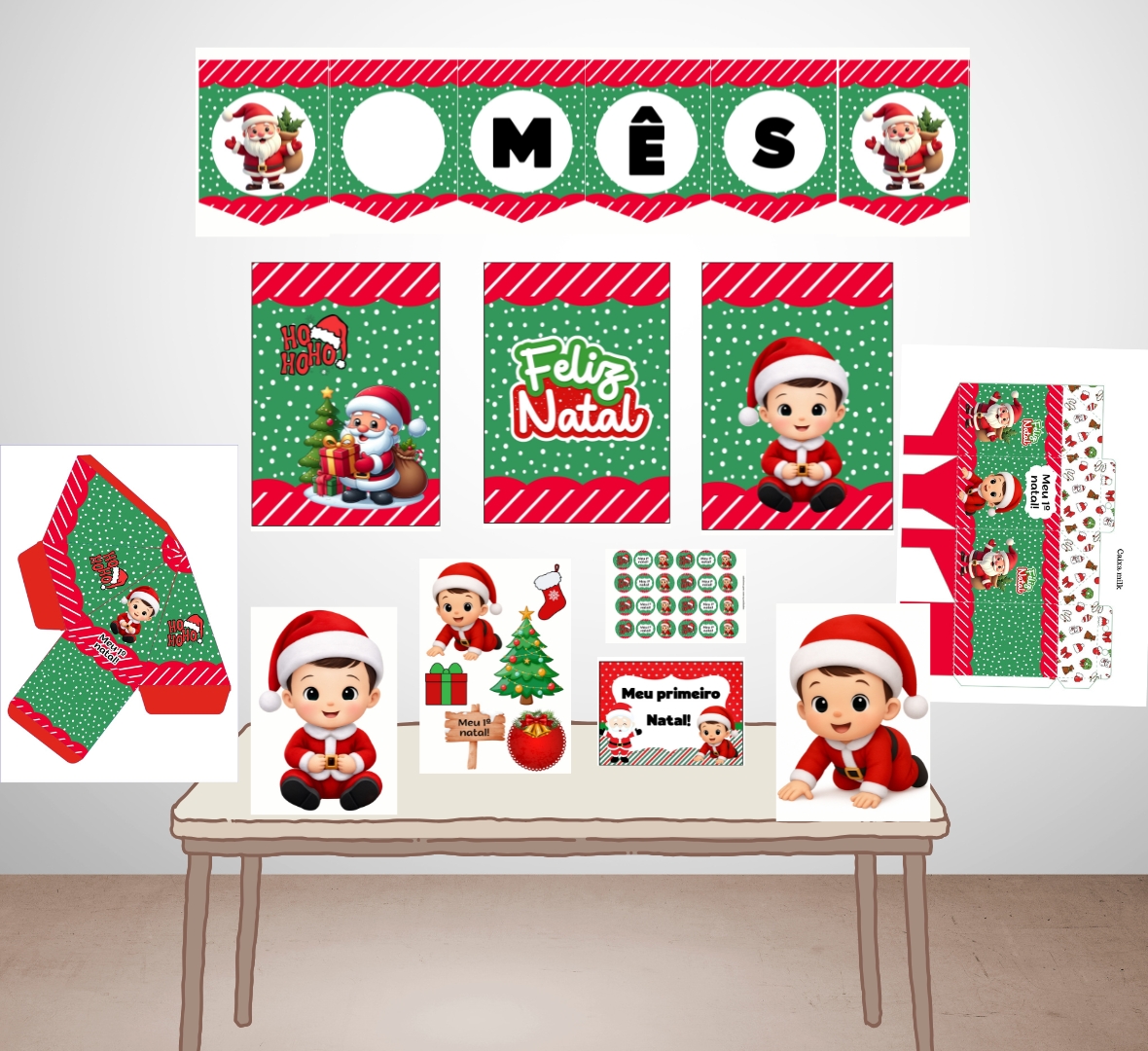 Kit Festa Natal Menino