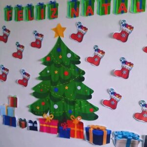 Painel de Natal escola em PDF