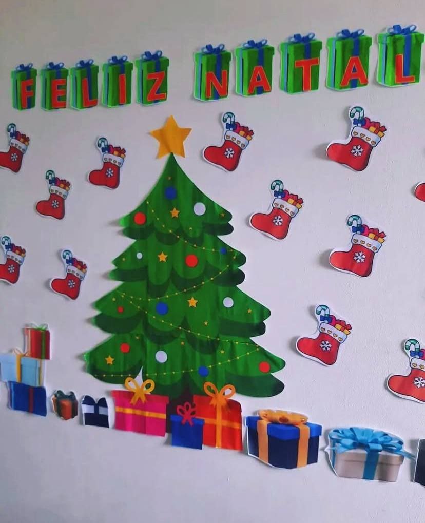 Painel de Natal escola em PDF