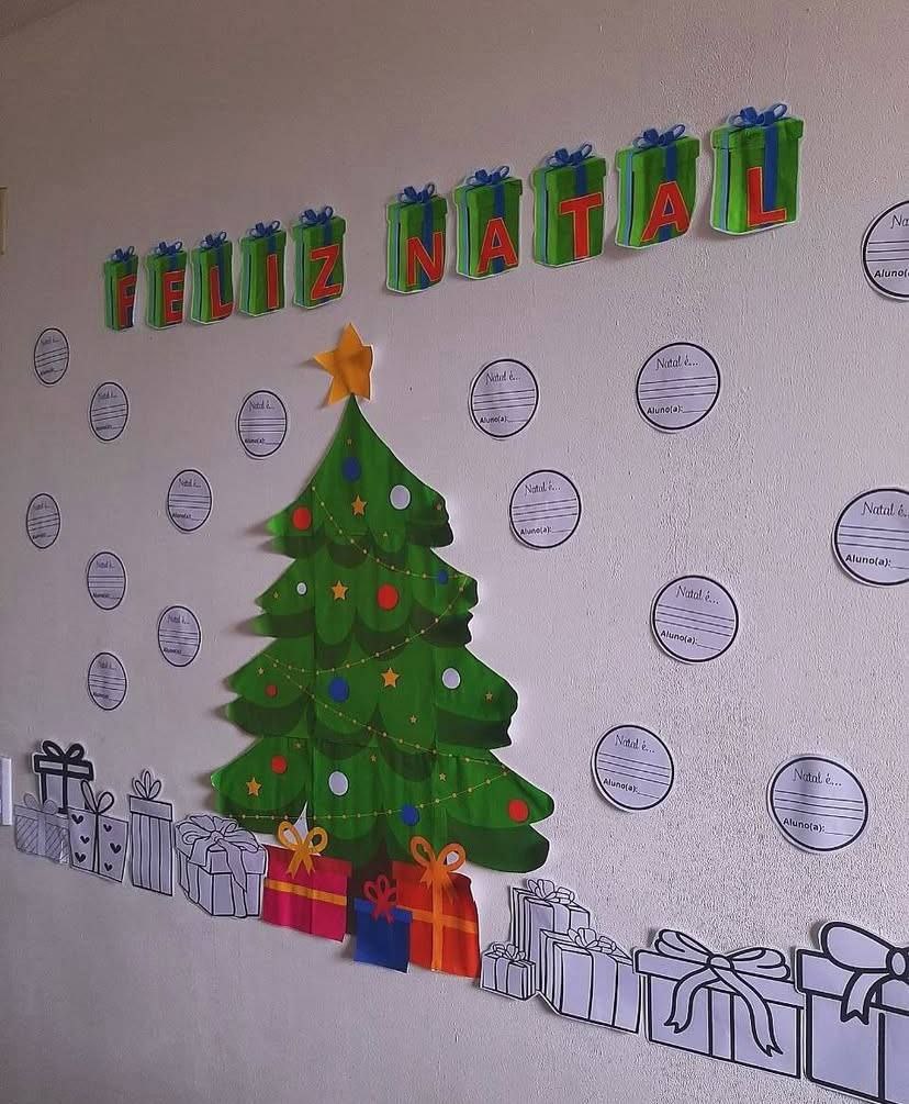 Painel de Natal pintura em PDF