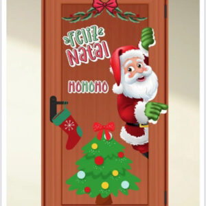 Painel de Porta Natal Papai Noel