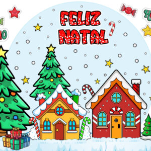 Painel de Natal Cenário PDF